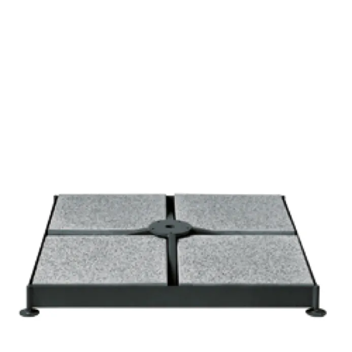 Schirmfu-Platten SHADEMAKER Beton-Bodenplatten fr Sockelrahmen